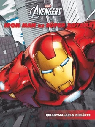 Marvel Avengers: Iron Man ile Süper Boyama – Kolektif – Beta Kids kitap kapağı