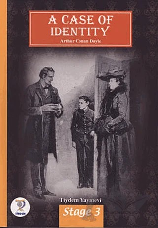 A Case Of Identity – Sir Arthur Conan Doyle – Tiydem Yayıncılık kitap kapağı