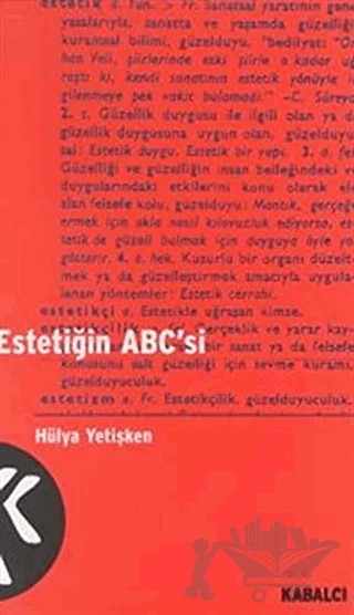 Estetiğin ABC’si – Hülya Yetişken – Kabalcı Yayınevi kitap kapağı