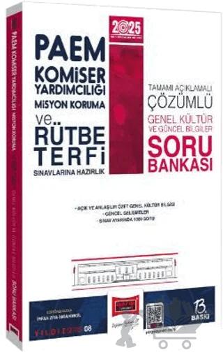 2025 PAEM Komiser Yardımcılığı Misyon Koruma ve Rütbe Terfi Sınavlarına Hazırlık Genel Kültür Güncel Bilgiler Soru Bankası