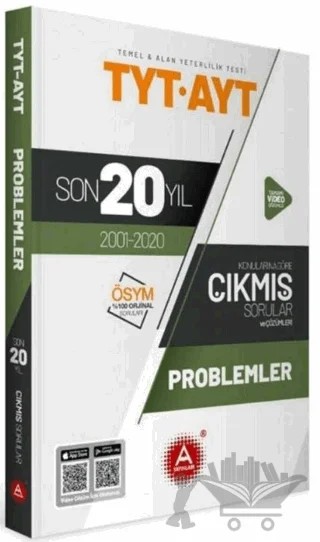TYT AYT Problemler Son 20 Yıl Konularına Göre Tamamı Çözümlü Çıkmış Sorular – Kolektif – A Yayınları kitap kapağı
