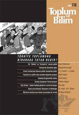 Toplum ve Bilim Sayı: 116 – Birikim Yayınları kitap kapağı
