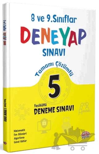 8-9. Sınıf Deneyap Tamamı Çözümlü 5 Deneme Sınavı