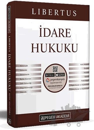 2022 KPSS A Grubu Libertus İdare Hukuku Konu Anlatımı – Muhammet Deniz Gürleyen – Pegem Akademi Yayıncılık kitap kapağı