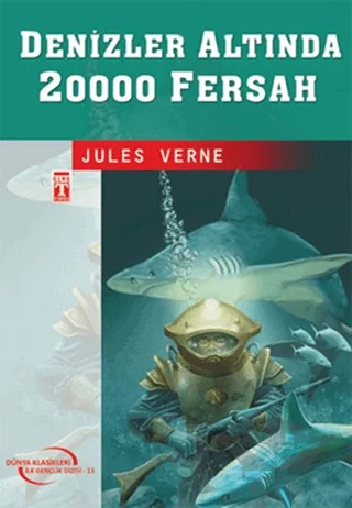 Denizler Altında 20000 Fersah – Jules Verne – Timaş Çocuk kitap kapağı