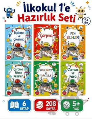 İlkokul 1'e Hazırlık Seti – Kolektif – Dahi Olacak Çocuk Yayınları kitap kapağı
