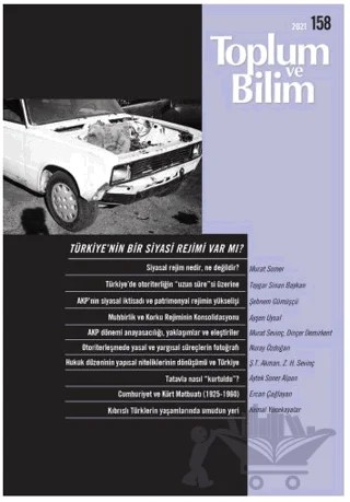 Toplum ve Bilim Sayı: 158 – İletişim Yayınevi kitap kapağı