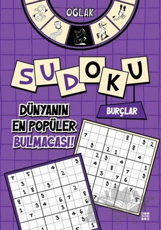 Burçlar Sudoku – Oğlak (Kalem Hediyeli) – Kolektif – Dokuz Yayınları kitap kapağı
