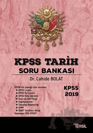 KPSS Tarih Soru Bankası – Cahide Bolat – Temsil Kitap kitap kapağı
