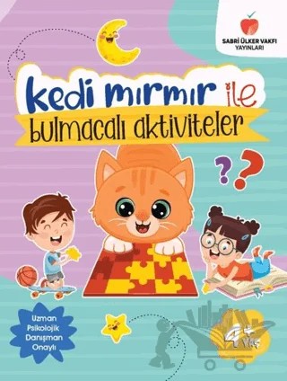 Kedi Mırmır ile Bulmacalı Aktiviteler – Kollektif – Sabri Ülker Vakfı Yayınları kitap kapağı