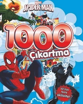 Marvel Spider-Man 1000 Çıkartma – Kolektif – Beta Kids kitap kapağı