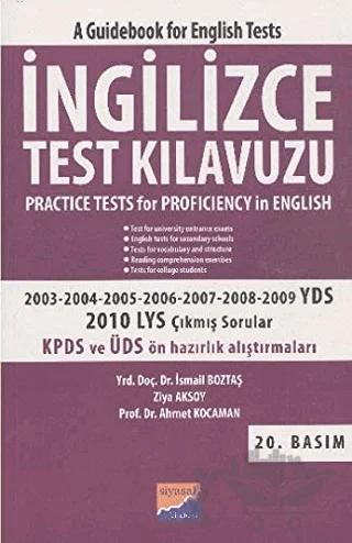 İngilizce Test Kılavuzu - Practice Tests for Proficiency in English