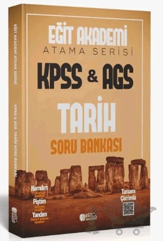 KPSS - AGS Tarih Atama Serisi Soru Bankası – Mehmet Eğit – Eğit Akademi kitap kapağı