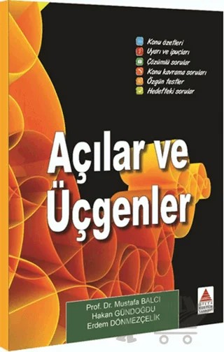Açılar ve Üçgenler – Erdem Dönmezçelik, Hakan Gündoğdu, Mustafa Balcı – Delta Kültür Yayınevi kitap kapağı