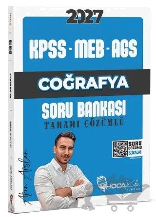 2027 KPSS MEB-AGS Coğrafya Soru Bankası Çözümlü – Akın Arslan – Hoca Kafası Yayınları kitap kapağı