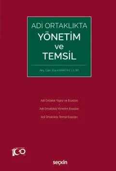 Adi Ortaklıkta Yönetim ve Temsil – Ela Karatay – Seçkin Yayıncılık kitap kapağı