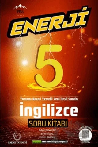 5. Sınıf Enerji İngilizce Soru Kitabı – Ayhan Karakurt, Erhan Yıldız, Furkan Bağbaşı – Palme Yayınları kitap kapağı