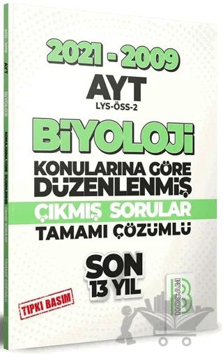 YKS AYT Biyoloji Son 13 Yıl Konularına Göre Çıkmış Sorular 2021-2009