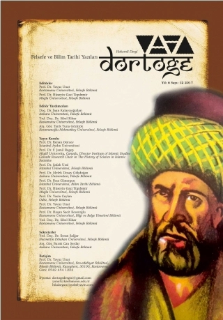 Dörtöğe Felsefe ve Bilim Tarihi Yazıları Hakemli Dergi Yıl:4 Sayı:8