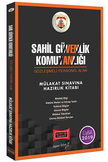 Yargı Yayınları Sahil Güvenlik Komutanlığı Mülakat Sınavına Hazırlık Kitabı